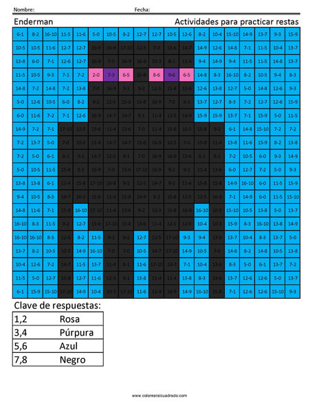 Minecraft suma y resta