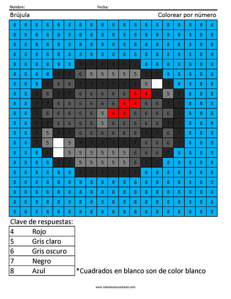Minecraft colorear por número