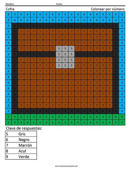 Minecraft color por número