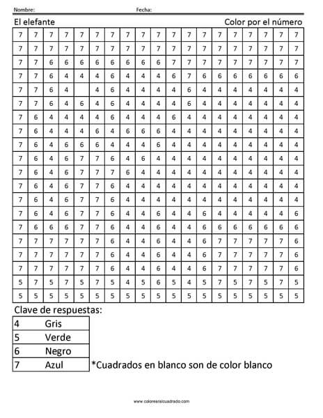 gratis Color por el número