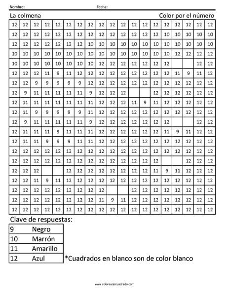gratis Color por el número