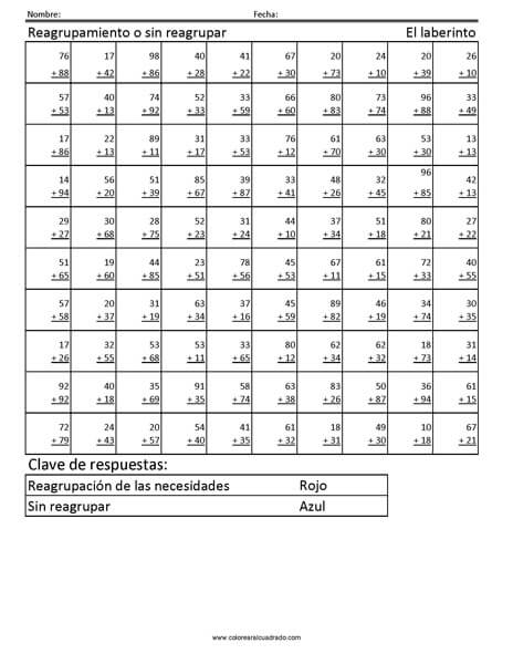 Reagrupamiento o sin reagrupar- El laberinto