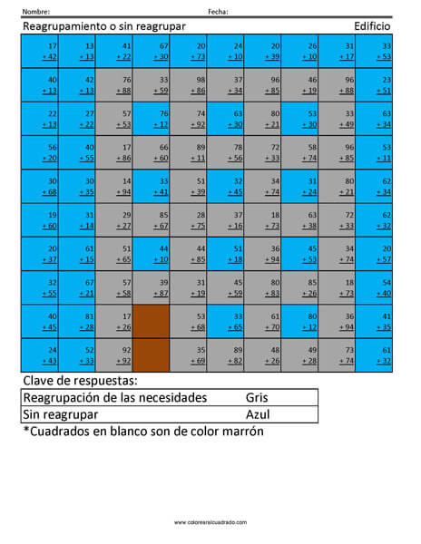 Reagrupamiento o sin reagrupar- Edificio